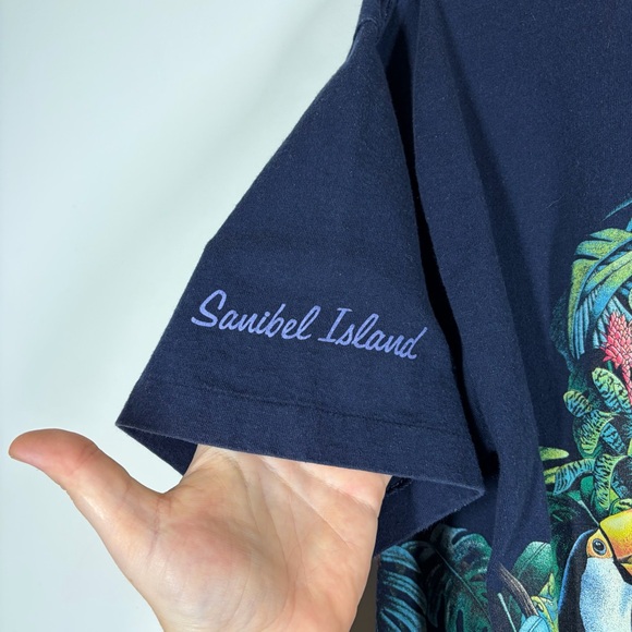 VTG Sanibel Island Wake Up To The Rainforest T-shirt Size Large - Picture 7 of 11